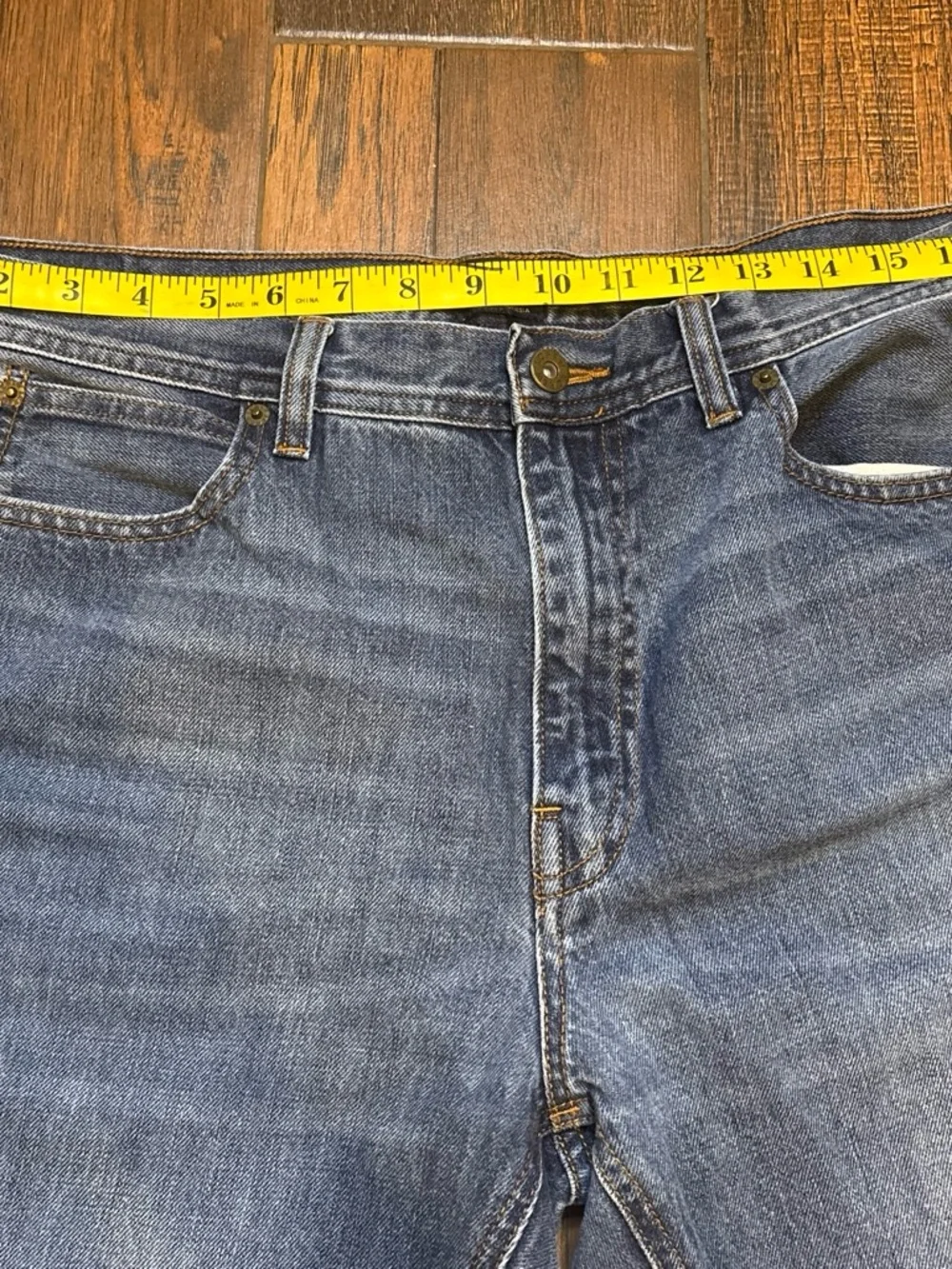J. Crew Slim Straight Men's Jeans in Mid Blue Wash
